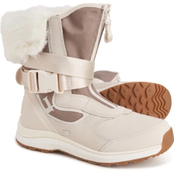 Ugg Tahoe Waterproof Boots in Cream - Picture 1 of 13